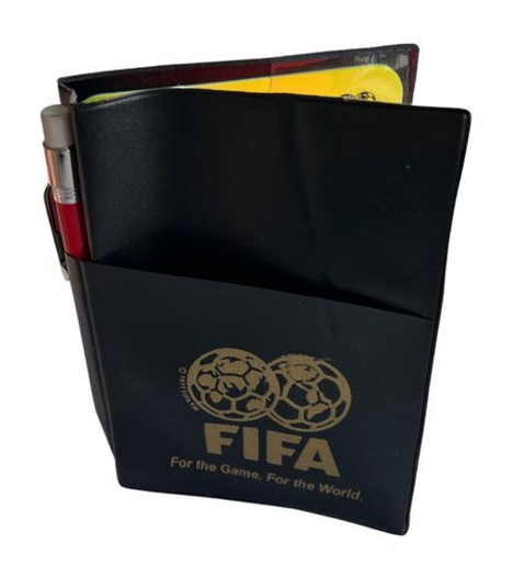 Fifa Kartenmappe Gold mit Bleistiftfach